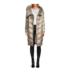 ******SOLD****** DONNA KARAN LONG QUILTED PUFFER JACKET